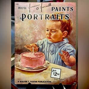 Books. Painting Portraits by Frances O’Farrell.